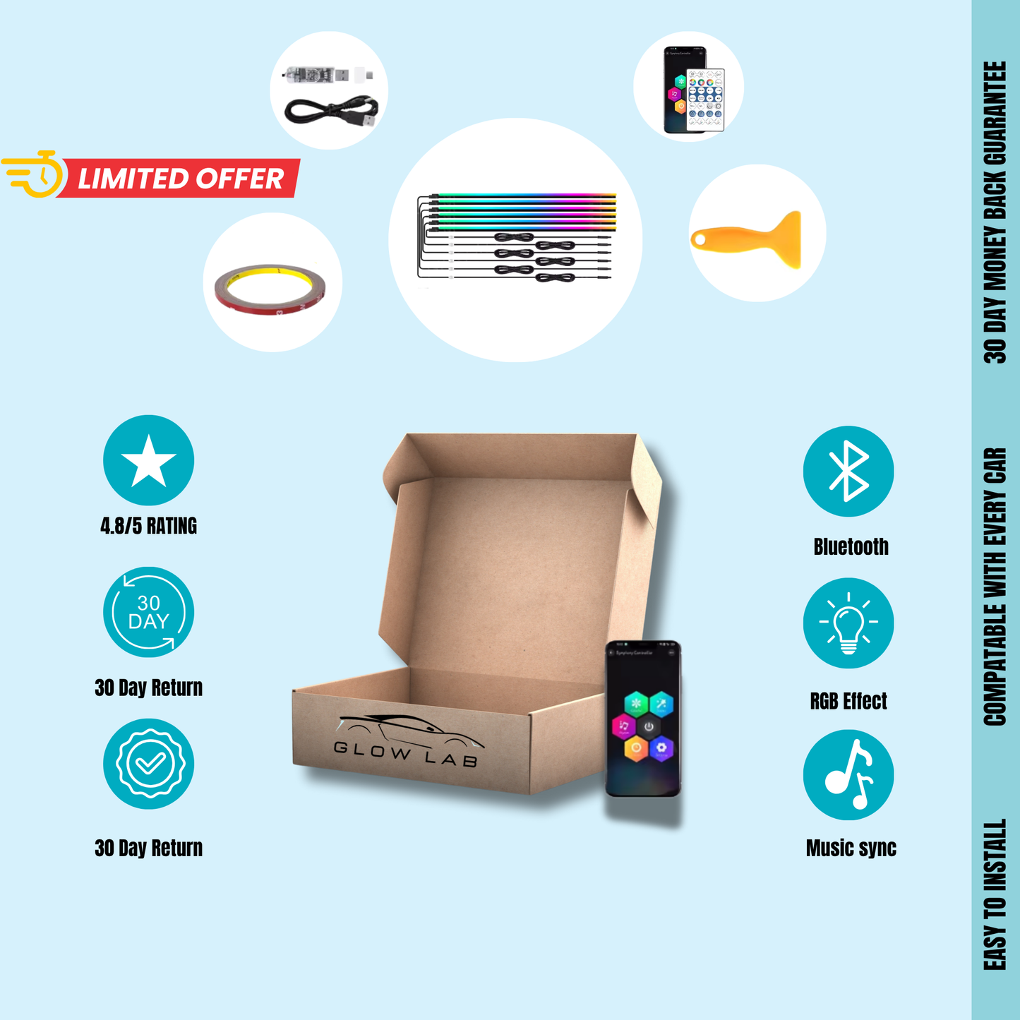 GlowLab™ 6-in-1 Ambient Kit