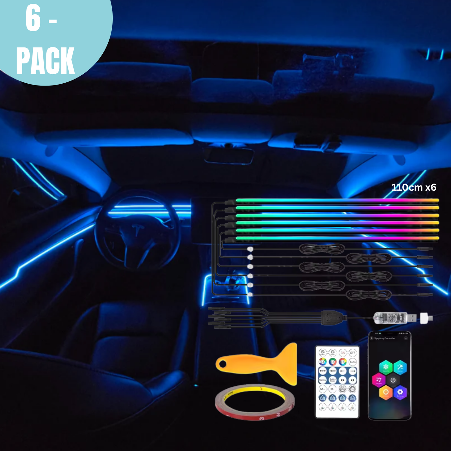 GlowLab™ 6-in-1 Ambient Kit